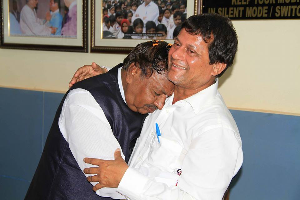 K S Eshwarappa, Senior leader from Karnataka visited KIIT and KISS