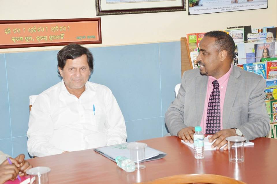 H.E. Dr. Shumete Gizaw, State Minister and and Dr. Simenew Keskes,