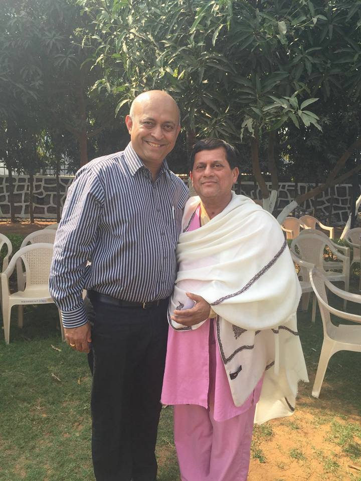 Professor Achyuta Samanta with Mr.Amitava Bhattacharya,