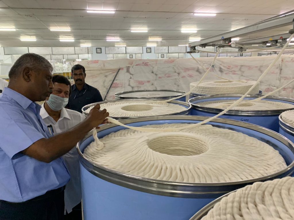 Achyuta Samanta Visits Coimbatore KPR Mill Limited 28