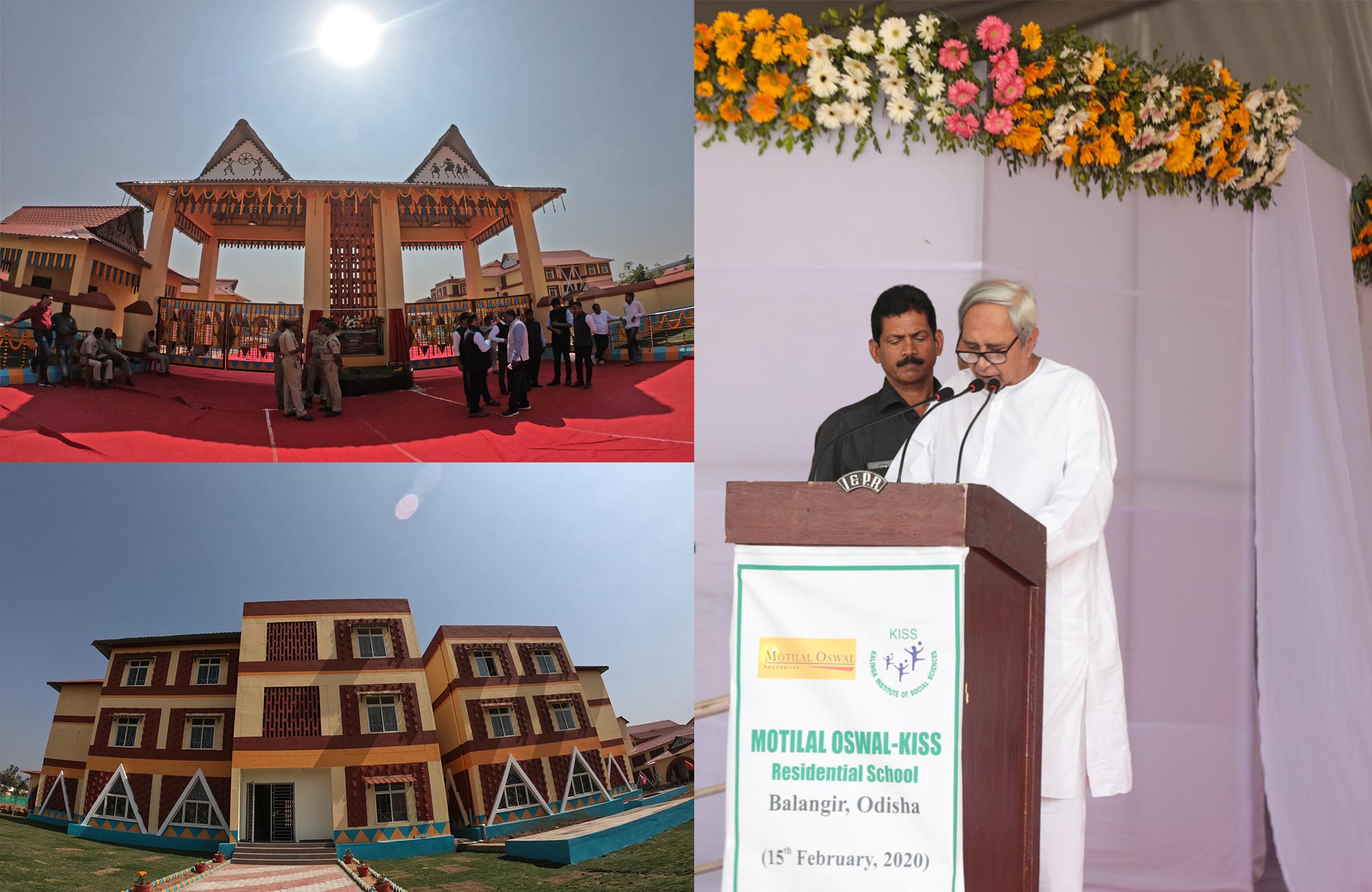 Naveen Patnaik Inaugurates Motilal Oswal-KISS Residential School