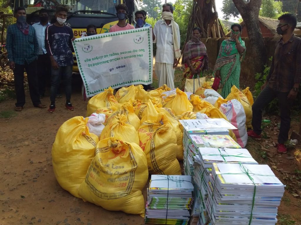 Book & Food Distribution to KISS Students