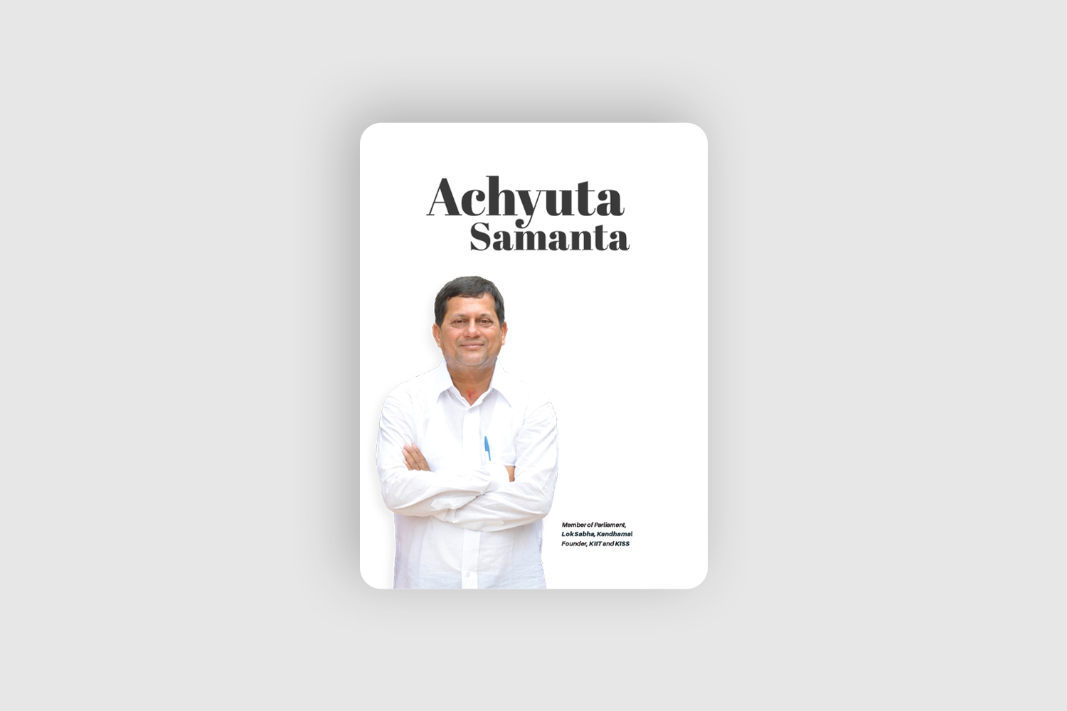 Achyuta Samanta Lifestory Booklet