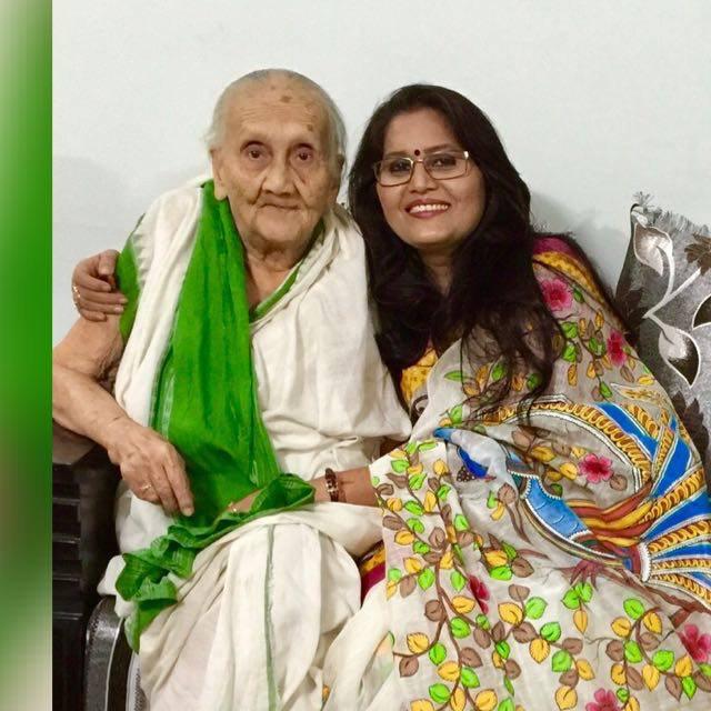 Iti Samanta with her Mother Achyuta Samanta Blog