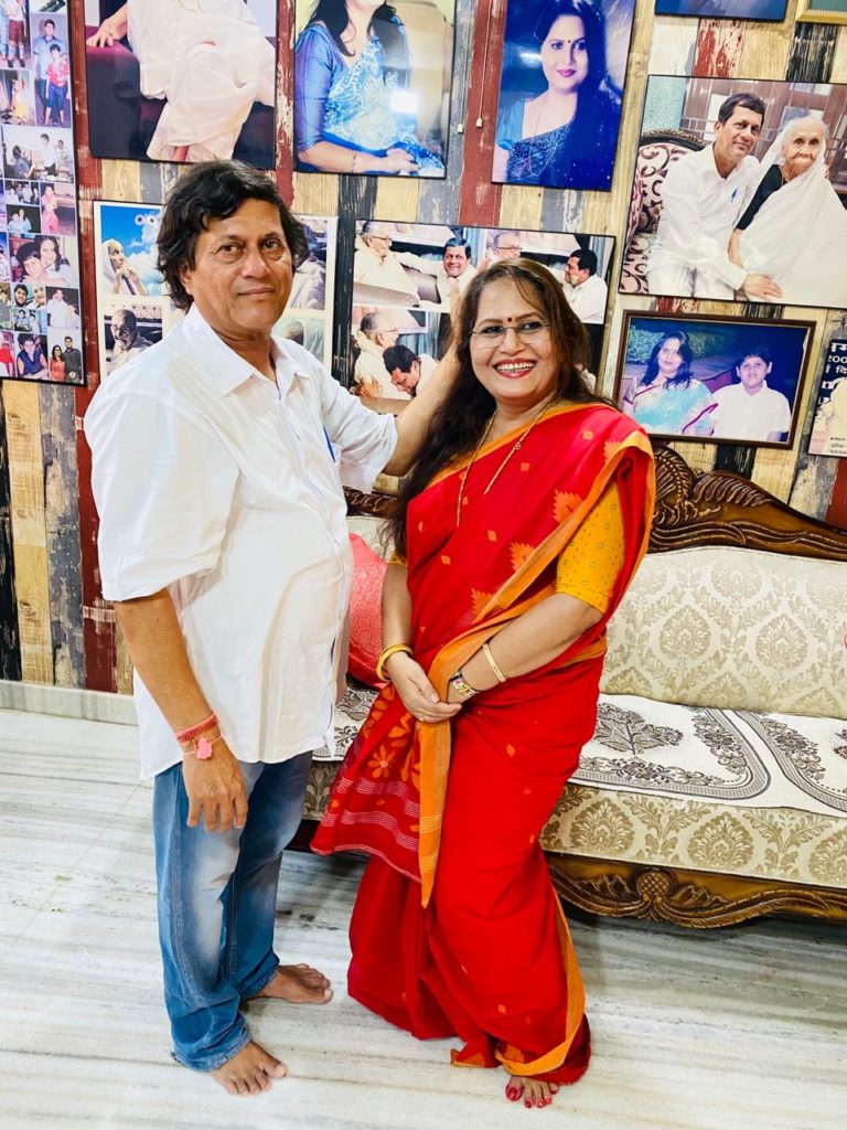 achyuta samanta with Iti samanta